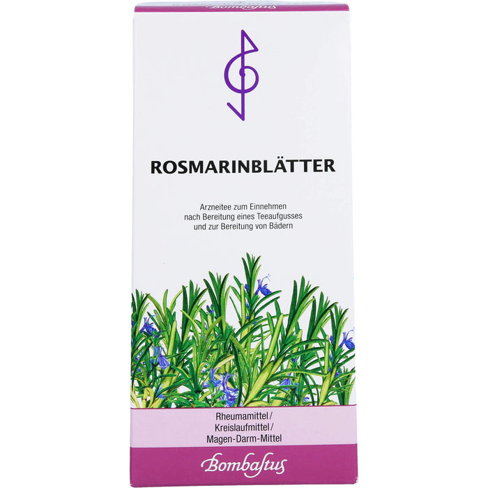 Bombastus Rosmarinblätter Rheumamittel / Kreislaufmittel / Magen-Darm-Mittel, 125 g Tee