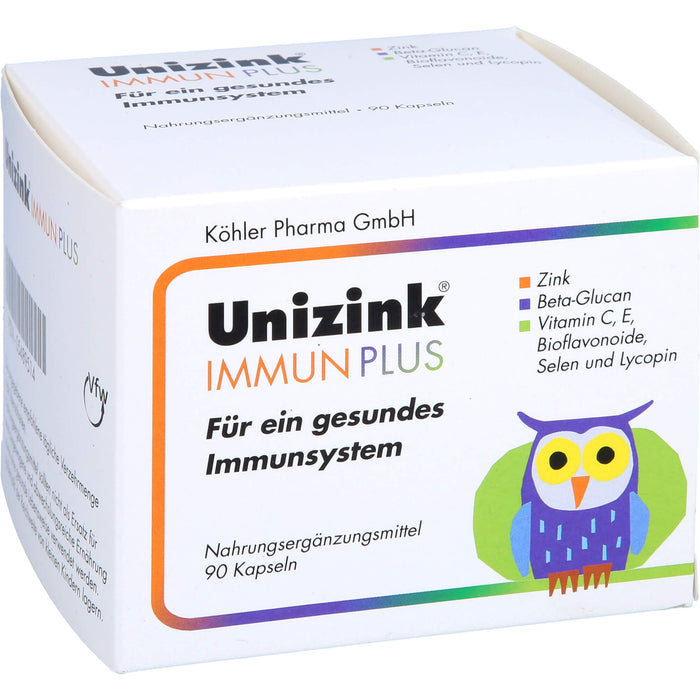 Unizink Immun Plus Kapseln, 90 pc Capsules