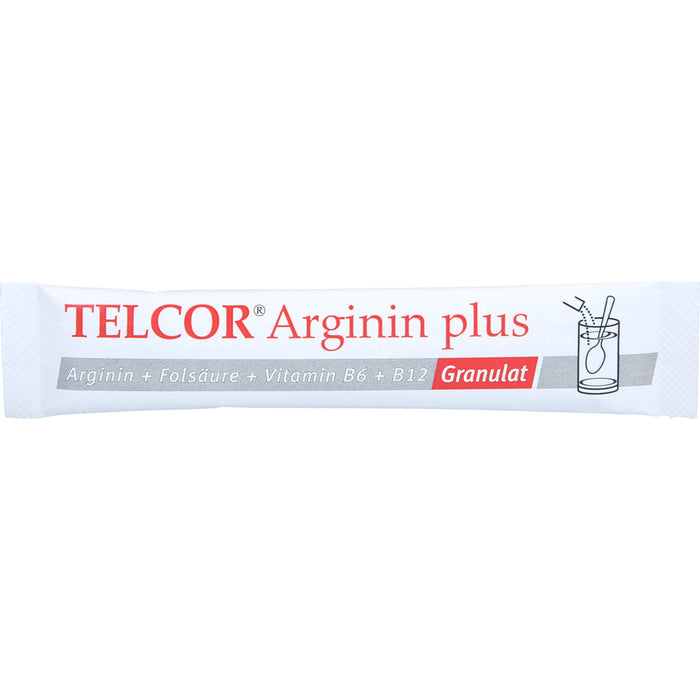 TELCOR Arginin plus Pulver für Lebenskraft und Vitalität bis ins hohe Alter, 30 pcs. Sachets