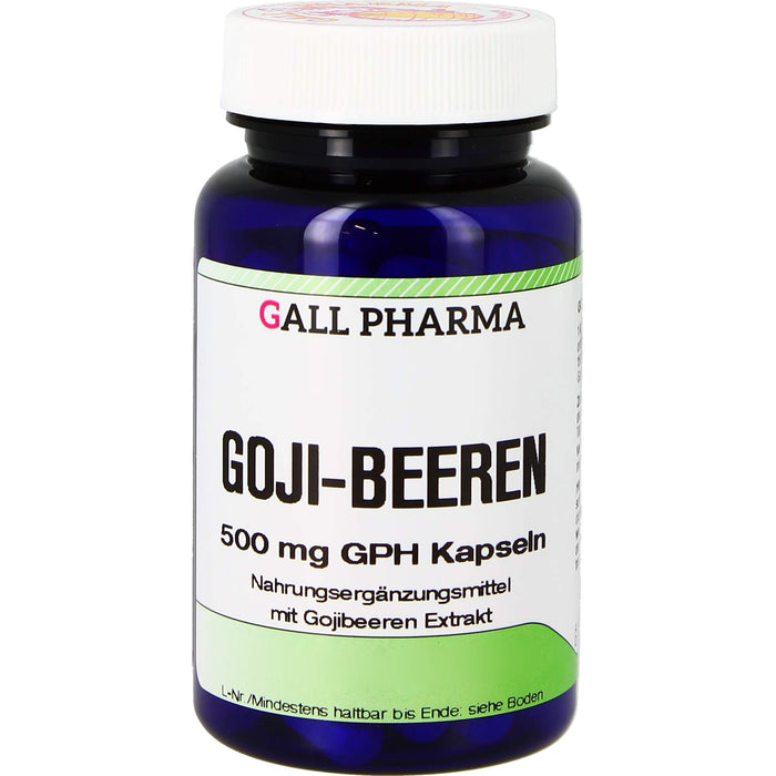 GALL PHARMA Goji-Beeren 500 mg GPH Kapseln, 60 pc Capsules