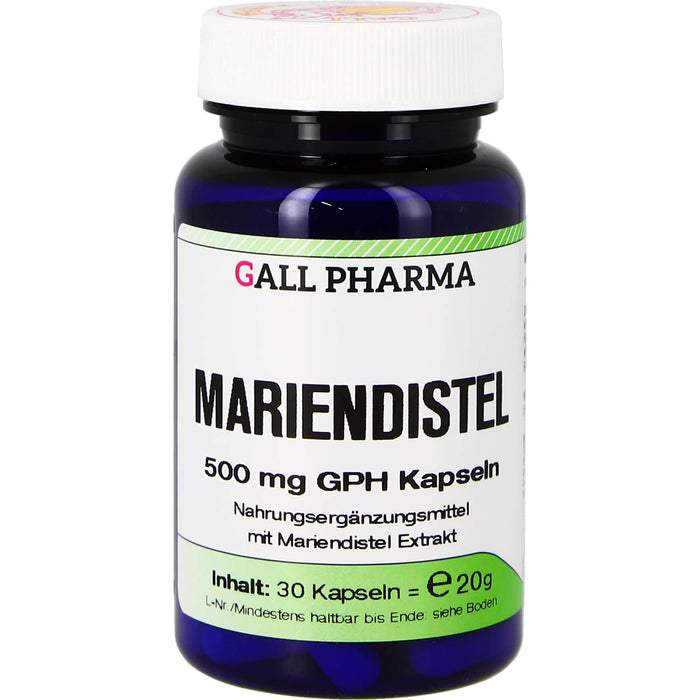 GALL PHARMA Mariendistel 500 mg GPH Kapseln, 60 pc Capsules