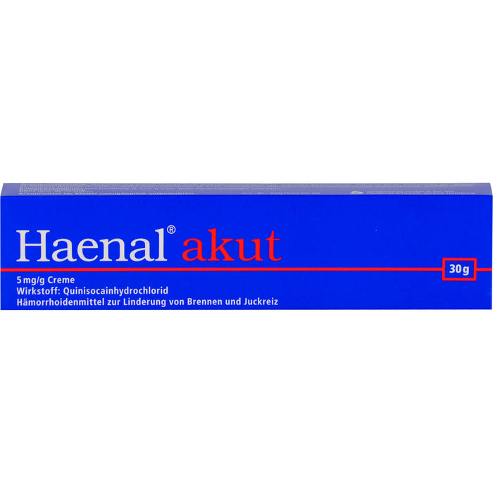 Haenal akut, 5 mg/g Creme, 30 g Creme