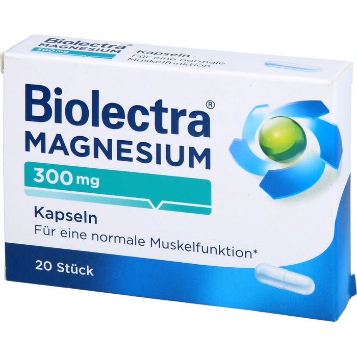 Biolectra Magnesium 300 mg Kapseln, 20 pcs. Capsules