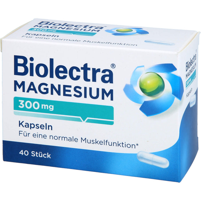 Biolectra Magnesium 300 mg Kapseln, 40 St. Kapseln