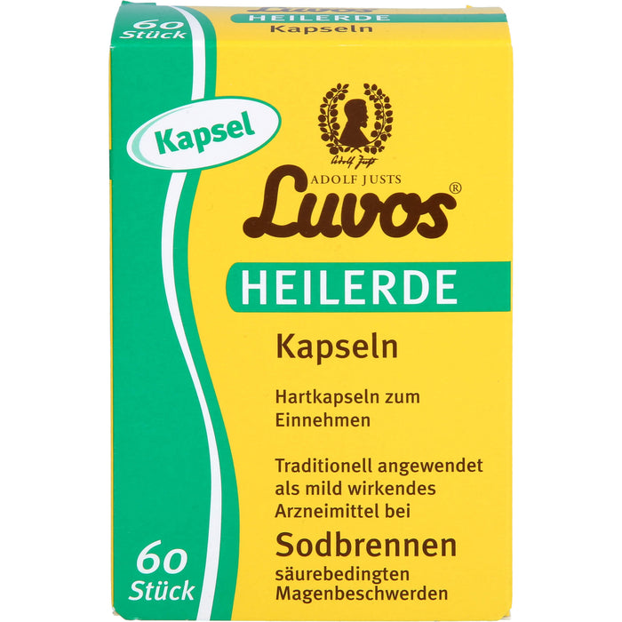 Luvos Heilerde Kapseln bei Sodbrennen, 60 pcs. Capsules