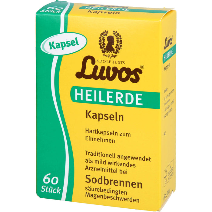 Luvos Heilerde Kapseln bei Sodbrennen, 60 St. Kapseln