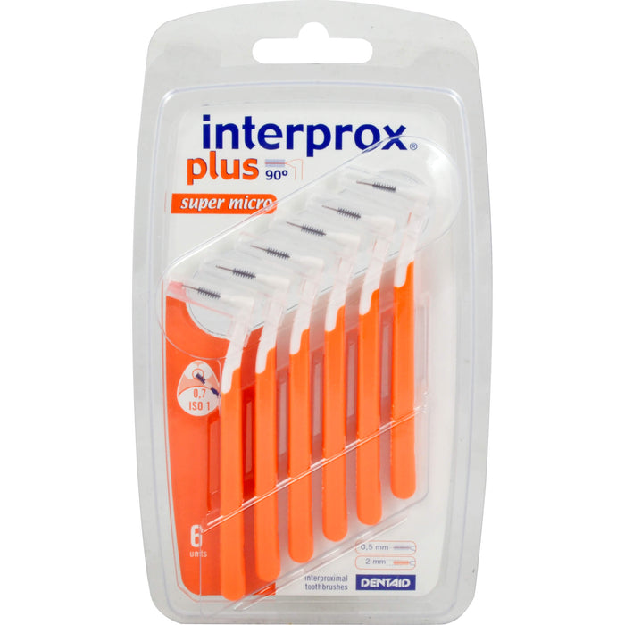 interprox plus super micro orange Interdentalbürst, 5 St. Interdentalbürsten