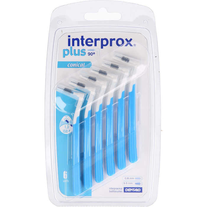 interprox plus conical Zahnzwischenraumbürstchen, 6 pcs. Interdental brushes