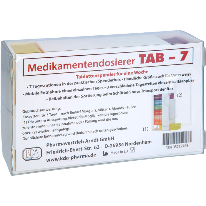 Medikamentendosierer TAB - 7, 1 St