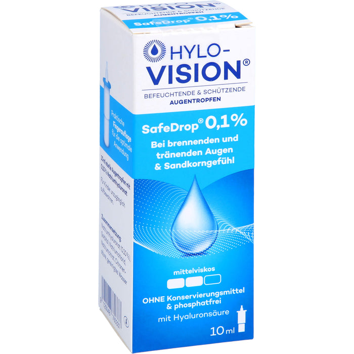 Hylo-Vision SafeDrop 0,1 % Lösung Fläschchen, 10 ml Solution