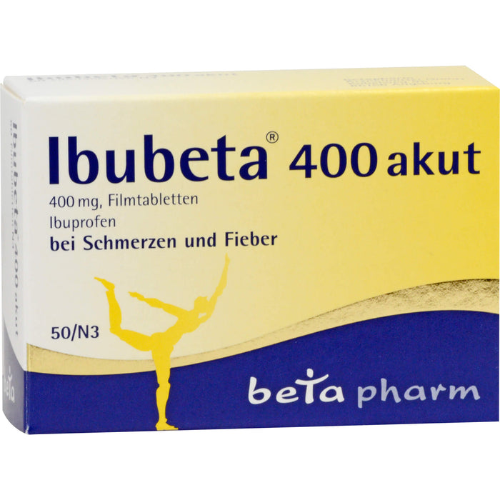 Ibubeta 400 akut Tabletten, 50 St. Tabletten