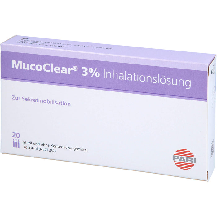 Mucoclear 3 % Inhalationslösung, 20 St. Ampullen