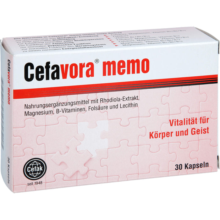 Cefavora memo (Weichgelatinekapseln), 30 St KAP