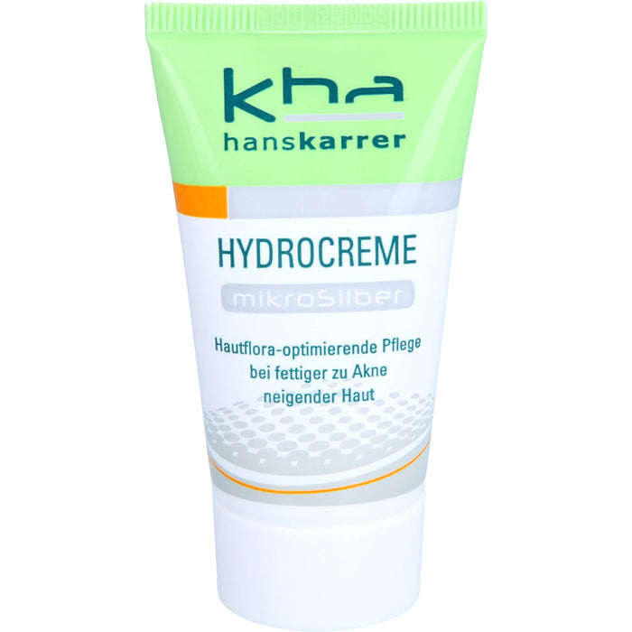 Hans Karrer Hydrocreme Mikrosilber bei normaler bis fettiger Haut, 30 ml Creme