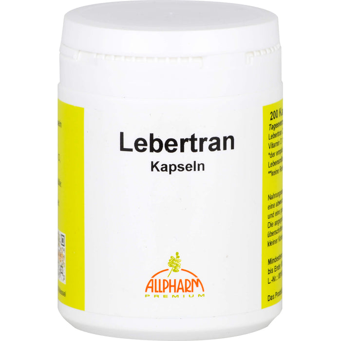 Lebertran Kapseln (500mg), 200 St KAP