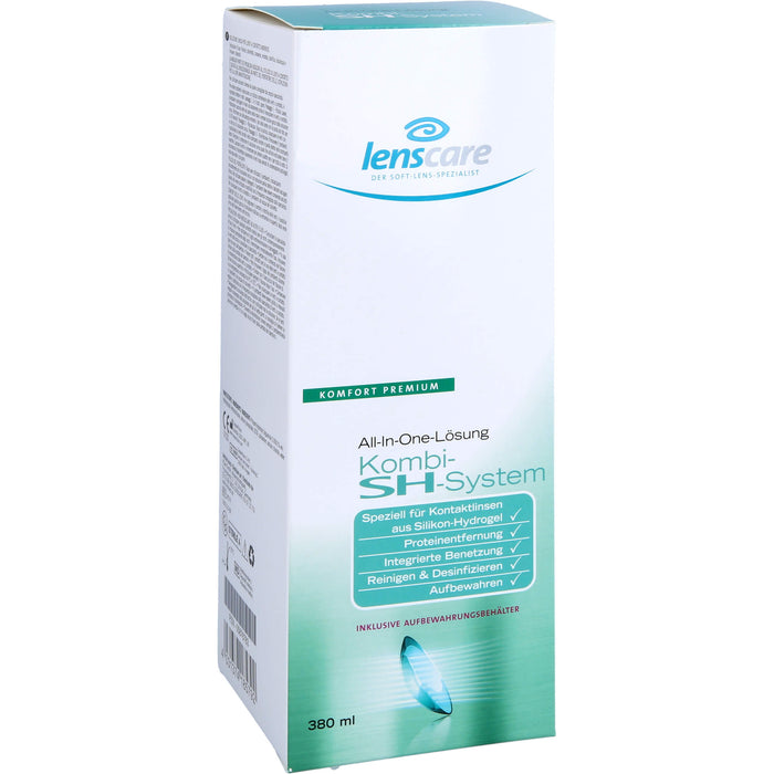 Lenscare Kombi-SH-System + 1 Behälter, 380 ml Lösung