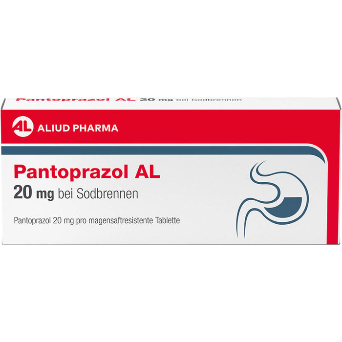 Pantoprazol AL 20 mg Tabletten bei Sodbrennen, 7 St. Tabletten