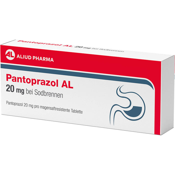 Pantoprazol AL 20 mg Tabletten bei Sodbrennen, 7 pcs. Tablets