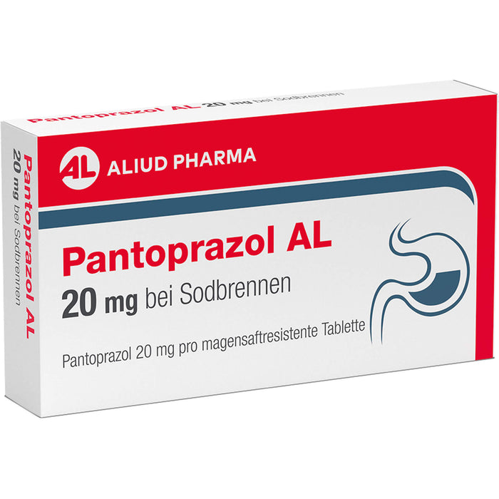 Pantoprazol AL 20 mg Tabletten bei Sodbrennen, 14 St. Tabletten