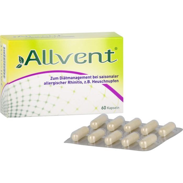 Allvent bei saisonaler allergischer Rhinitis Kapseln, 60 pcs. Capsules