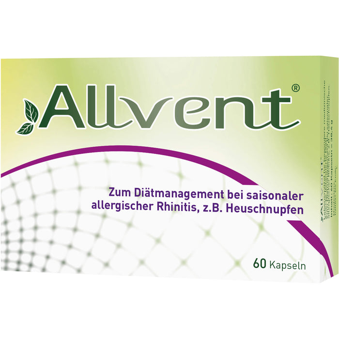 Allvent bei saisonaler allergischer Rhinitis Kapseln, 60 pcs. Capsules