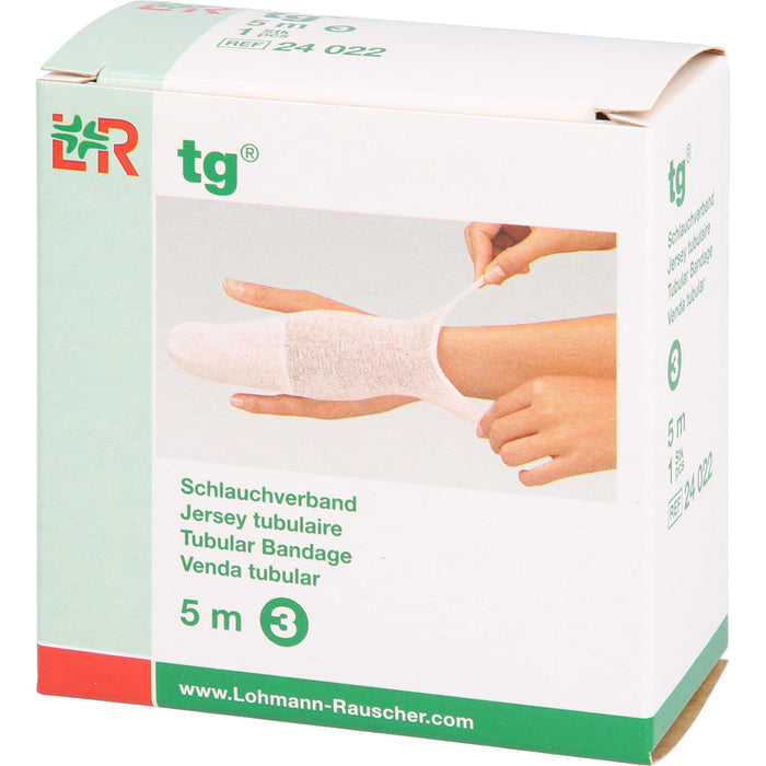 TG Schlauchverband weiß 5 m Gr 3, 1 pc Bandage