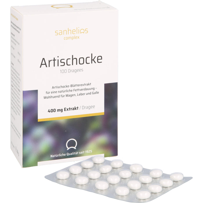 Sanhelios Artischocke Dragees, 100 pcs. Tablets