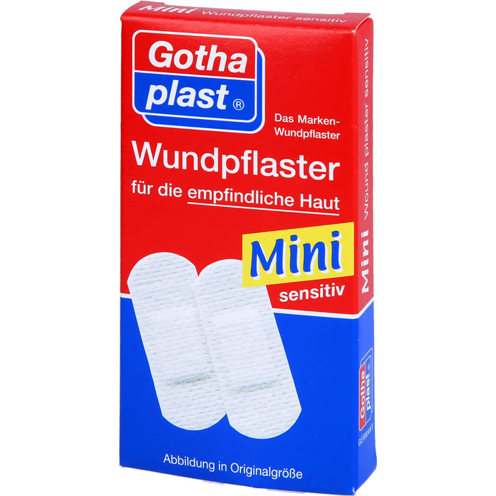 Gothaplast Wundpflaster MINI sensitiv 4x1,7cm, 20 pcs. Patch