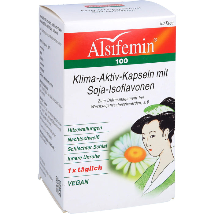 Alsifemin 100 Klima-Aktiv-Kapseln mit Soja-Isoflavonen, 90 pcs. Capsules