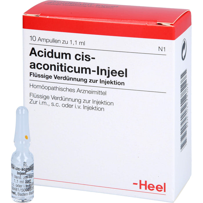 Acidum cis-aconiticum Injeel Amp., 10 St AMP