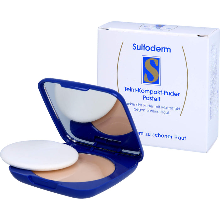 Sulfoderm S Teint-Kompakt-Puder pastell, 10 g Poudre