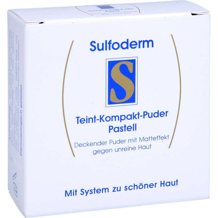 Sulfoderm S Teint-Kompakt-Puder pastell, 10 g Puder