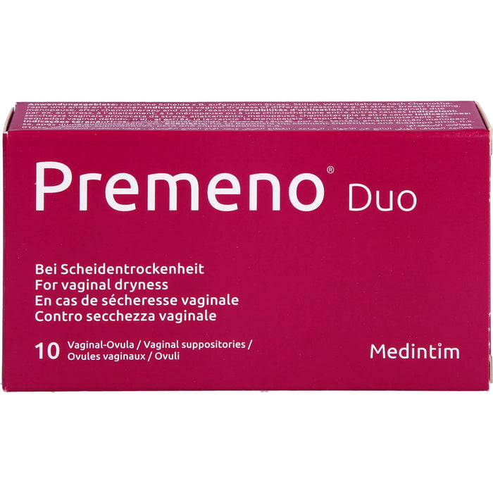 Premeno Duo Vaginalovula, 10 St. Zäpfchen