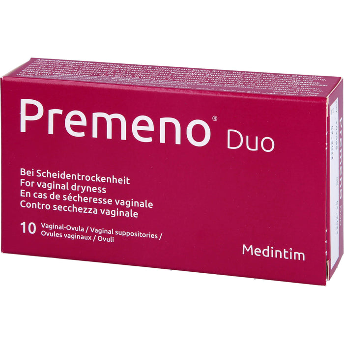 Premeno Duo Vaginalovula, 10 pcs. Suppositories