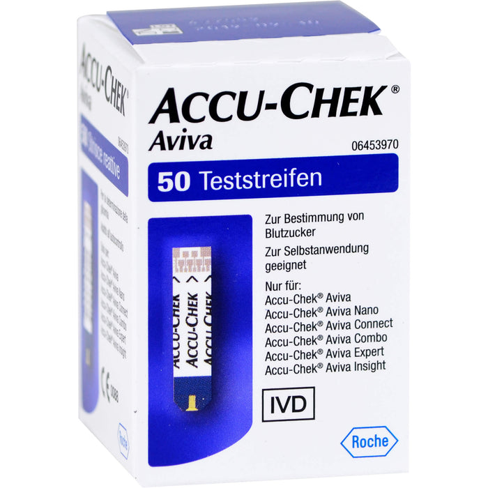 Accu-Chek Aviva Blutzucker Teststreifen, 50 St. Teststreifen