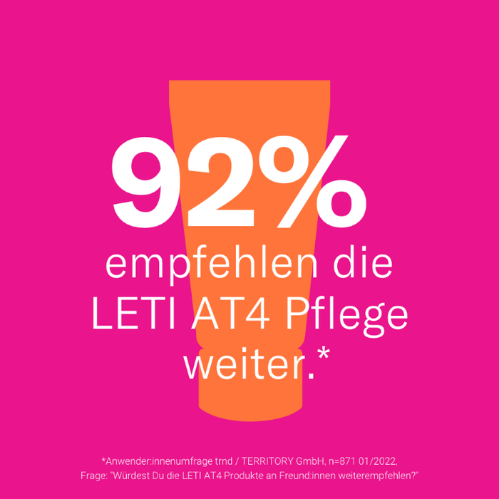 LETI AT4 Gesichtscreme SPF20 - Hautschützende Gesichtspflege mit mittelstarkem Sonnenschutz bei trockener oder zu Neurodermitis neigender Haut, 50 ml Cream