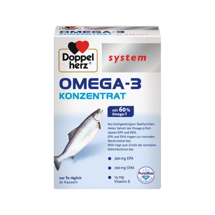 Doppelherz system OMEGA-3 KONZENTRAT, 30 pc Capsules