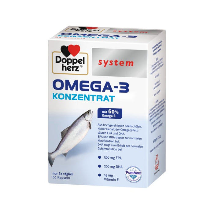 Doppelherz system OMEGA-3 KONZENTRAT, 60 pc Capsules