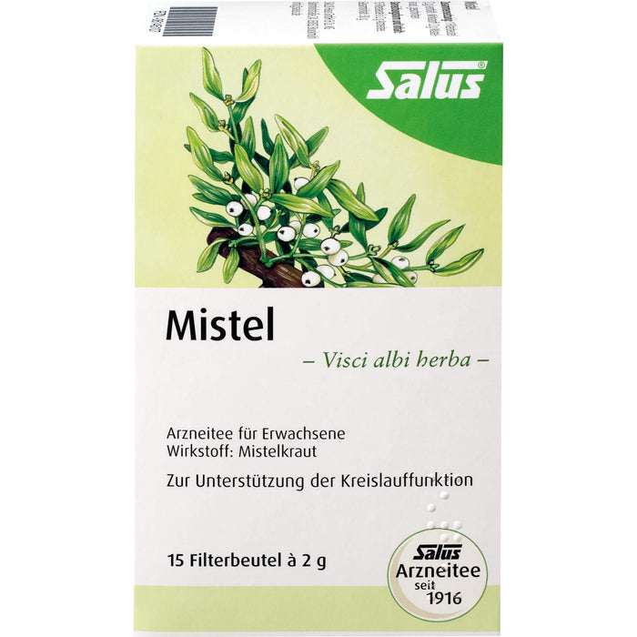 Salus Mistel Arzneitee zur Unterstützung der Kreislauffunktion, 15 pc Sac filtrant