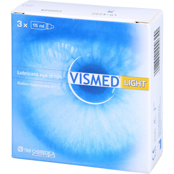 VISMED light benetzende Augentropfen, 45 ml Solution