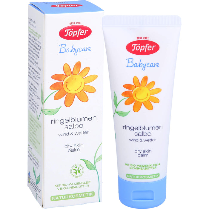 Töpfer Babycare Ringelblumensalbe Wind & Wetter, 75 ml Ointment