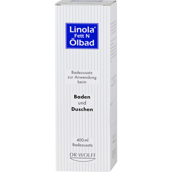 Linola Fett N Ölbad flüssiger Badezusatz, 400 ml Bath additive