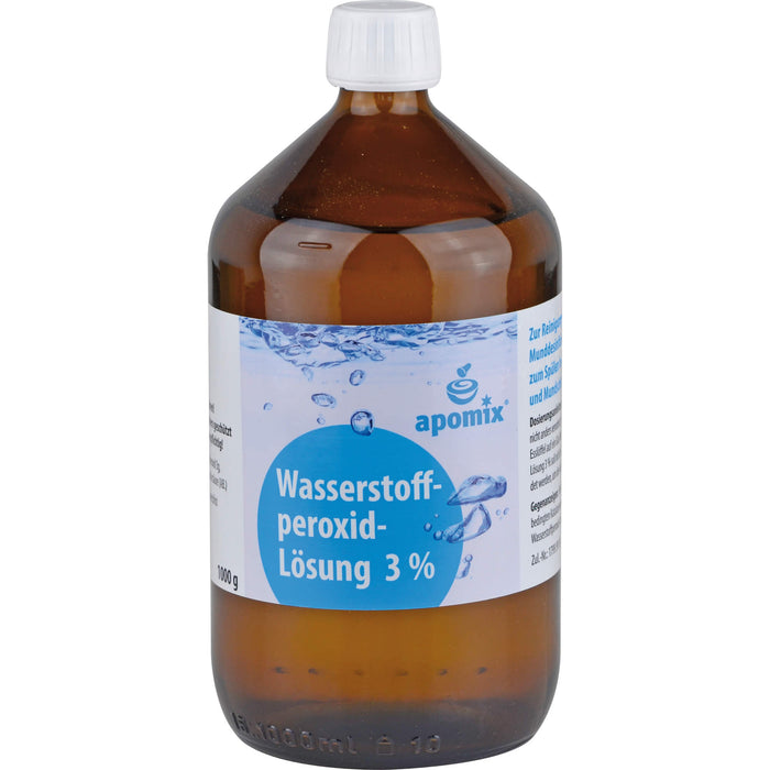 apomix Wasserstoffperoxid-Lösung 3 %, 1000 g Lösung