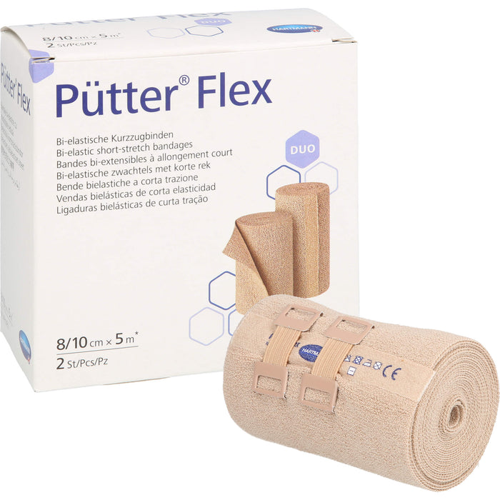 PütterFlex Duo Binde 8cm/10cmx5m, 2 St BIN