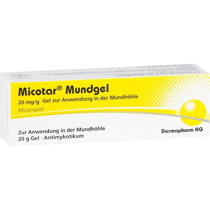 Micotar Mundgel zur Anwendung in der Mundhöhle, 20 g Gel