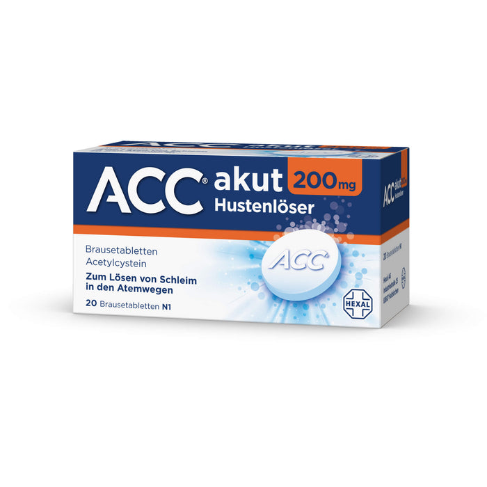 ACC akut 200 mg Hustenlöser Brausetabletten, 20 pcs. Tablets