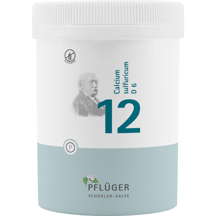 PFLÜGER Biochemie 12 Calcium sulfuricum D6 Tabletten, 1000 pcs. Tablets