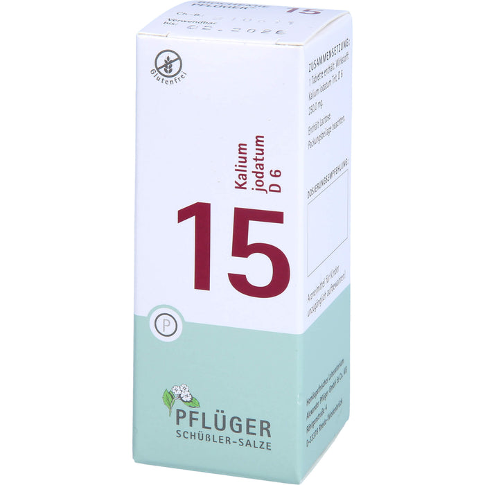 PFLÜGER Biochemie 15 Kalium jodatum D 6 Tabletten, 100 St. Tabletten