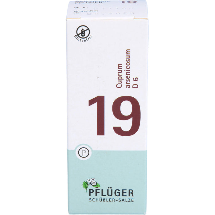 PFLÜGER Biochemie 19 Cuprum arsenicosum D6 Tabletten, 100 pc Tablettes