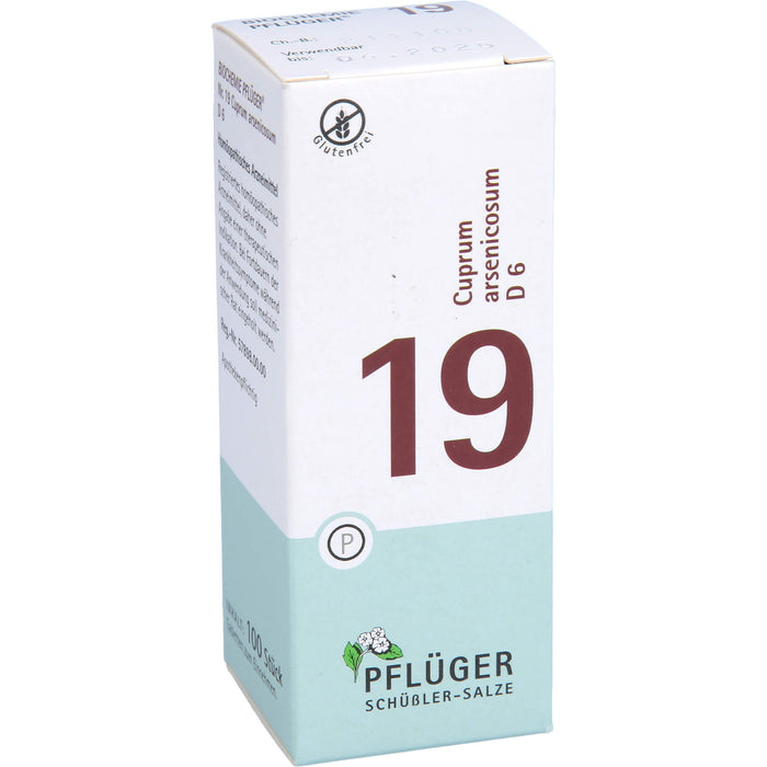 PFLÜGER Biochemie 19 Cuprum arsenicosum D6 Tabletten, 100 pcs. Tablets